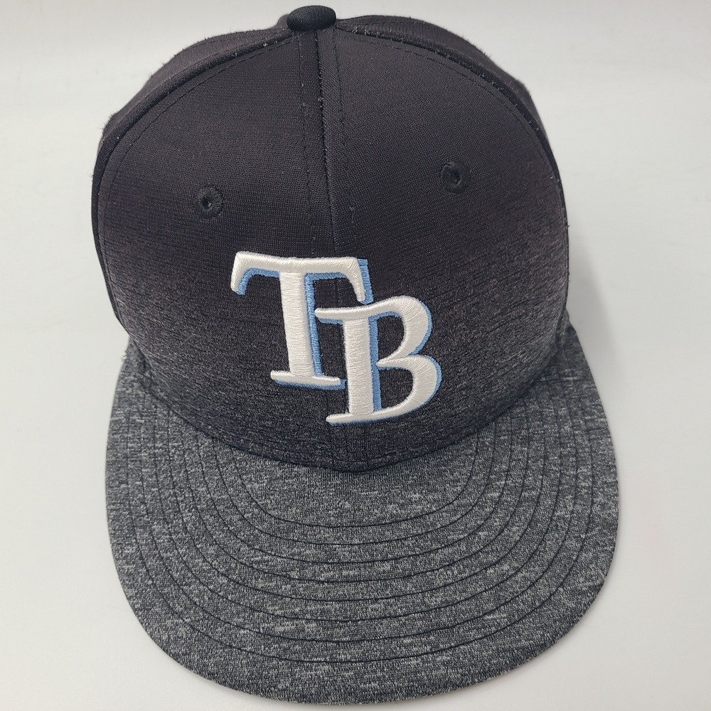 Youth Tampa Bay Rays Hat Snapback New Era 9Fifty Black Gray MLB Baseball Boys